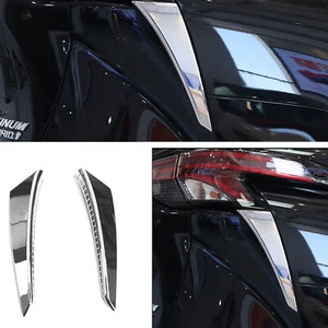 2PCS ABS Chrome Rear Tail Lights Molding Cover Trim Fits Toyota Sienna 2021-2022 - Picture 1 of 4