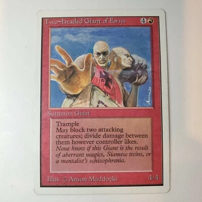 Unlimited Two-Headed Giant of Fortiys - MTG Magic The Gathering WOTC - Image 1 of 4
