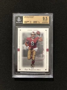 1999 Upper Deck SP Authentic STEVE YOUNG #75 BGS GRADED 9.5 ๐ GEM MINT ๐ B - Picture 1 of 2