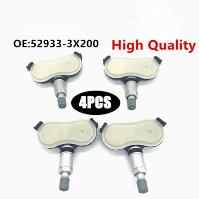 4PCS TMPS Tire Pressure Sensor 52933-3X200 For Hyundai Elantra Tucson Kia Rio - Image 1 of 4