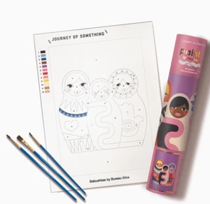 Niños Pintando por Números - Babushkas por Viaje de Algo 6+ - Imagen 1 de 3