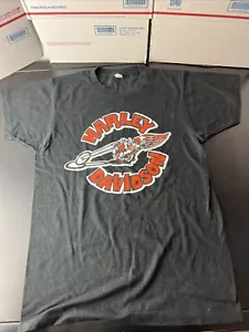 VTG Harley Davidson T- Shirt Black Amarillo Texas Tripp’s Chopper Graphic M - Picture 1 of 19