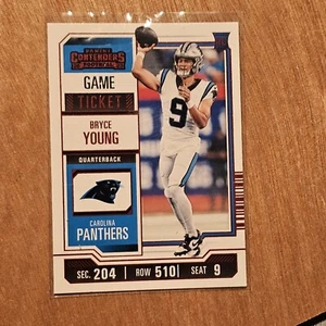 2023 Panini Contenders Bryce Young RC Game Ticket Red #15 Carolina Panthers - Picture 1 of 3