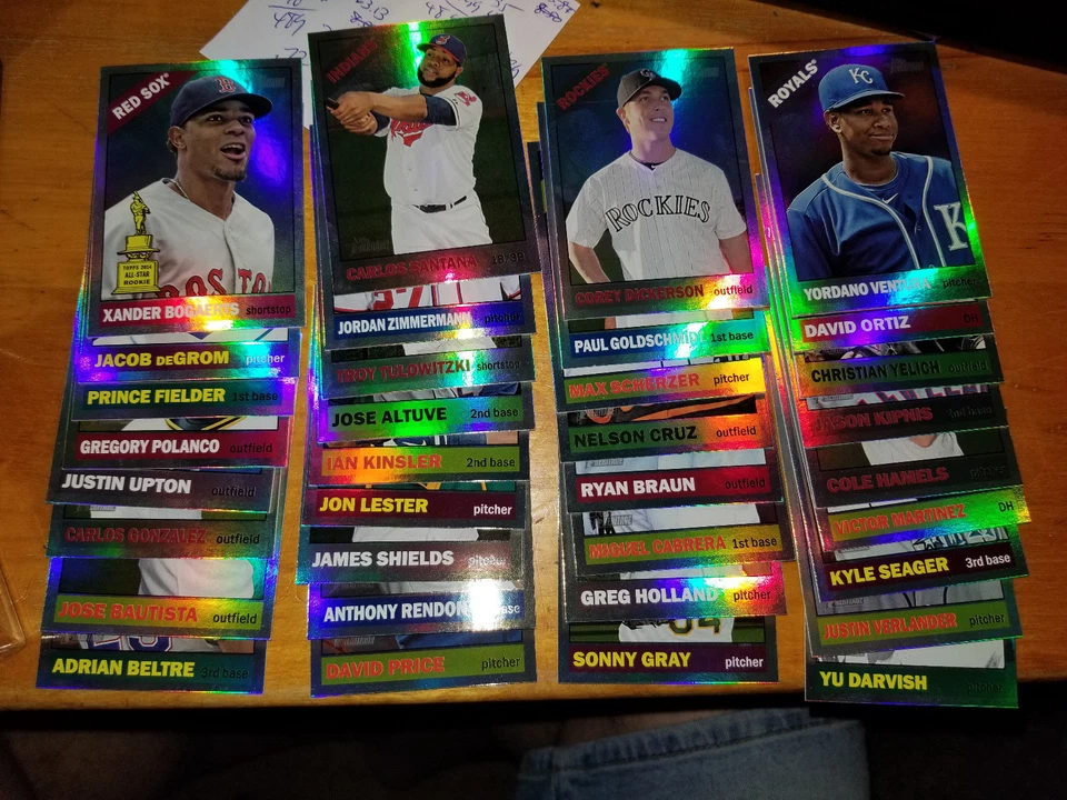 2015 Topps Heritage Chrome Retail Foil SP Fill Your Set You Pick 1966 - Image 1 of 1