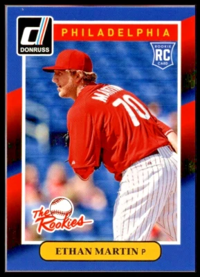 2014 DONRUSS THE ROOKIES #36 ETHAN MARTIN PHILADELPHIA PHILLIES/RC - Image 1 of 2