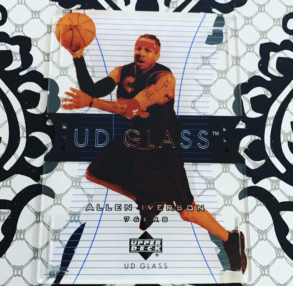 🔥2003-04 UD GLASS ALLEN IVERSON #43 🔥Clear Acetate 🔥SP Extremely Rare🔥 - Image 1 of 1