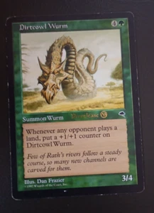 MTG Prerelease Dirtcowl Wurm Tempest-ENG-Played - Imagen 1 de 2