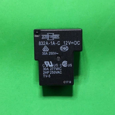 1pc 832A-1A-C 12V DC 30A 4Pin PCB Power Relay SONG CHUAN Original - Image 1 of 4