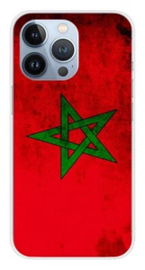 Coque en silicone imprimée compatible Apple iPhone 13 Pro Drapeau Maroc - Imagen 1 de 3