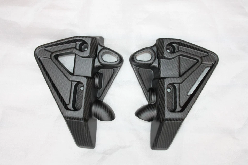 Cubiertas de radiador Yamaha MT10 FZ10 2016 2017 2018 2019 2020 2021 carbono mate Foto 1 de 1