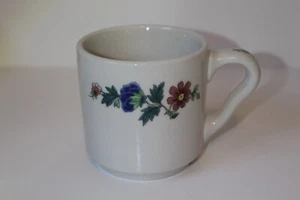 Syracuse China 8 oz Floral Coffee Mug - Picture 1 of 8