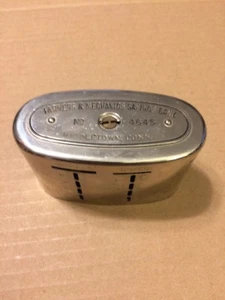 FARMER'S & MECHANICS SAVINGS BANK MIDDLETON CONN. AUTOMATIC RECORDING SAFE - Picture 1 of 12