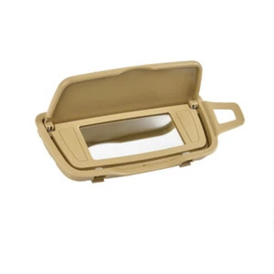 Sun Visor Shade Makeup Mirror For Porsche BOXSTER CAYMAN 981 982 TRAGA Beige - Picture 1 of 5