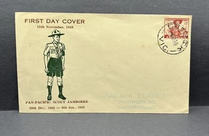Australia 1948 First Day Cover Pan-Pacific Scout Jamboree FDC - Picture 1 of 2