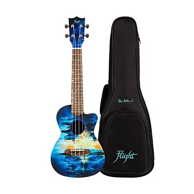 Flight Ukuleles, 4-String Ukulele, Blue-Multi, Concert (AUC City) - Image 1 of 4