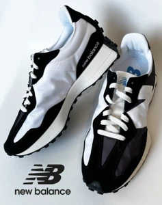 NWOB New Balance 327 Lab Black / White, Sz 11W / 9.5M, Retro, Only $89! - Picture 1 of 7