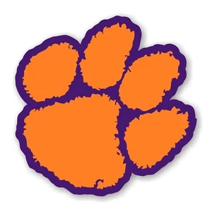 Calcomanía de corte de precisión Clemson Tigers (paw) - Imagen 1 de 1