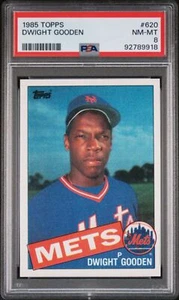 Graded 1985 Topps Dwight Doc Gooden #480 2nd Year Baseball Card PSA 8 NM-MT - Picture 1 of 2