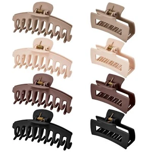 Hair Claw Clips for Women Thick Thin Hair, Non-Slip Matte 4.3 Inch Large Hair... - Picture 1 of 7