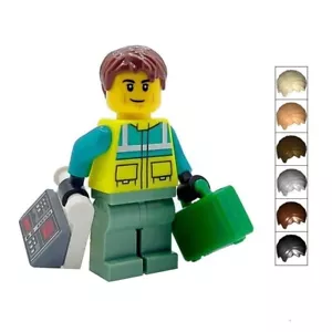 Genuine LEGO Male Paramedic Gift Ambulance Hospital Minifigure Fathers Day A - Picture 1 of 4