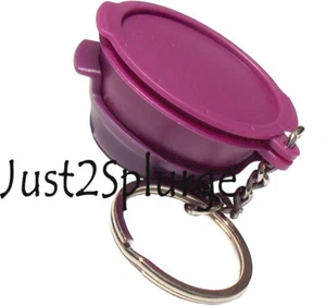 Tupperware Keychain Mini Smart Steamer Rhubarb Purple NIP New Gadget - Picture 1 of 3