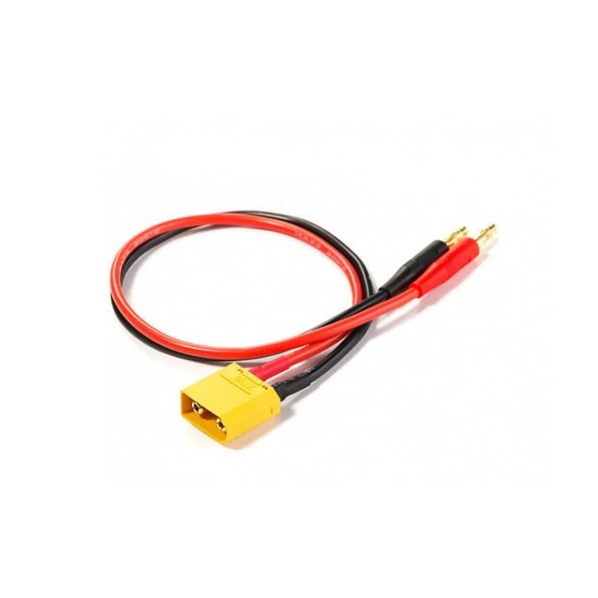 SpeedTek RC Heavy Duty XT90 Charge Lead (Male XT90 To 4mm Banana Plugs) - Image 1 of 1