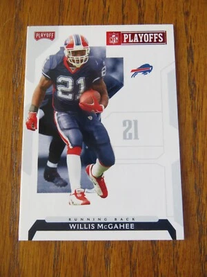 2006 Playoff NFL Playoffs Red #67 Willis McGahee Parallel Buffalo Bills - Image 1 of 2