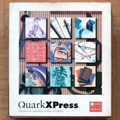 QUARK XPRESS 3.31 & 4.03 • APPLE • SOFTWARE • 4 LICENCES 1 ANGLAIS & 3 FRANCAIS - Image 1 of 4