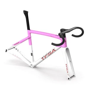 Full Internal Cable Frameset Disc Brake BSA 700*28C Carbon Fiber Road Bike Frame - Picture 1 of 33