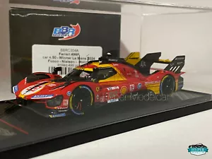 BBR 1/43 FERRARI 499P 3.0L TURBO V6 AF CORSE #50 WINNER LE MANS 2024 BBRC304A - Foto 1 di 3