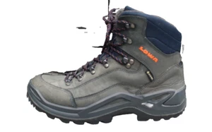 LOWA RENEGADE GTX MID Herren Stiefel Wanderschuhe Anthrazit/Blau Gr.43 ,5 UK 9 - Bild 1 von 9