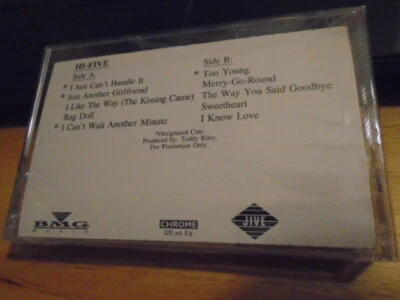 SEALED RARE PROMO Hi-Five CASSETTE TAPE r&b kissing game TEDDY RILEY Blackstreet - Image 1 of 2