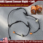 2pcs Front Right + Left ABS Speed Sensor For Honda Accord 03-07 Acura TSX 04-08* Acura TSX