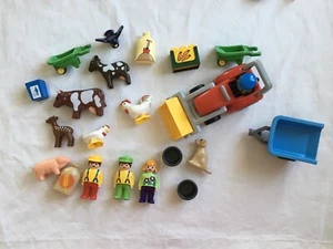 Playmobil 123 Bauernhof Mit Tieren Und Figuren - Bild 1 von 3
