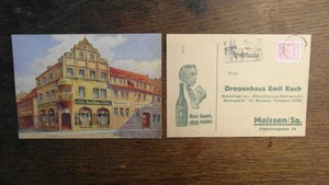 2 x AK Meissen Drogerie Emil Koch - Bild 1 von 5