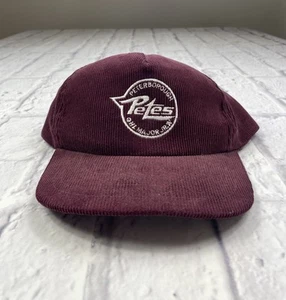 Vintage 90’s OHL Peterborough Pete’s Major Jr A Courduroy Trucker Hat Brand New  - Picture 1 of 8