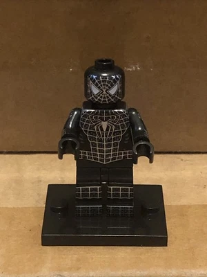 Custom Legolike Black Suit Spider-Man Venom Symbiote Minifigure  - Image 1 of 4
