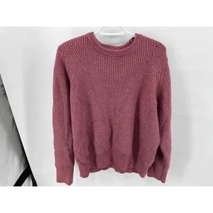 Liz Claiborne Damen Strickpullover Pullover rosa rosa gerippt Rundhals XXL - Bild 1 von 7