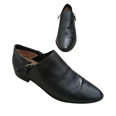 Botines Johnston & Murphy Veronica para mujer 10 cremalleras laterales de cuero negro suaves nuevos sin caja Foto 1 de 4