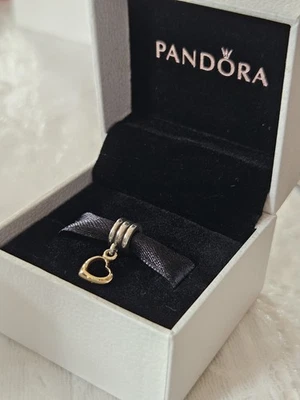 Original Pandora Bicolor Herz  790489 Limited Edition Swinging Heart für Christ - Bild 1 von 4