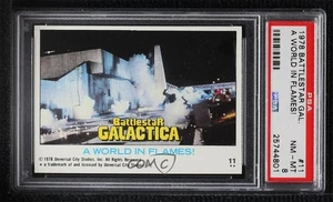 1978 Topps Battlestar Galactica A World in Flames! #11 PSA 8 0ts2 - Picture 1 of 3