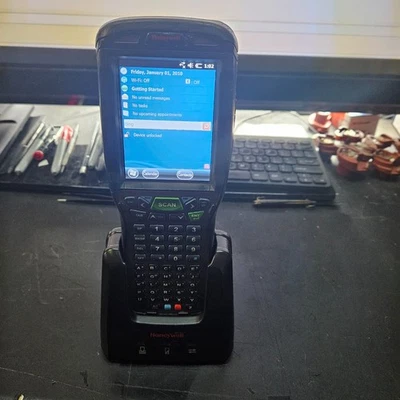 HONEYWELL 99EXLO HANDHELD PDA SCANNER+dock station - Image 1 of 3