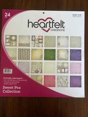 Heartfelt Creations Sweet Pea Collection 24 pk 12 x 12 Paper Pad - Image 1 of 3