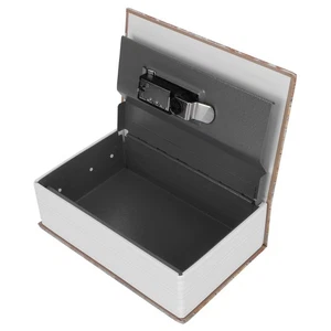 Mini Simulation Book Safe Storage Box Money Cash Jewelry Security Lock Case For - Picture 1 of 18
