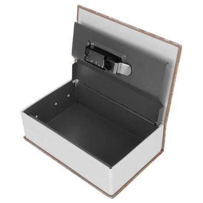 Mini Simulation Book Safe Storage Box Money Cash Jewelry Security Lock Case For - Image 1 of 4
