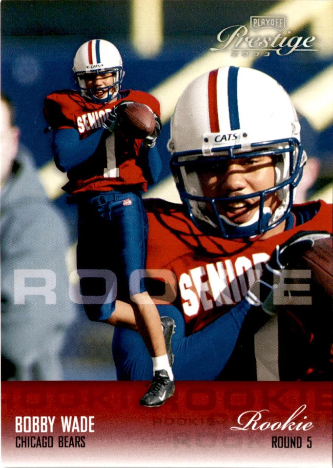 2003 Playoff Prestige #196 Bobby Wade Chicago Bears - Image 1 of 2