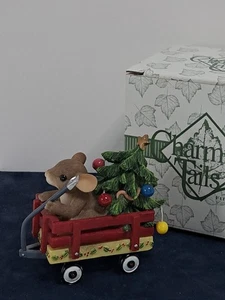 Charming Tails Fitz & Floyd tutto pronto per ottenere Natale statuina in resina 3" - Foto 1 di 6