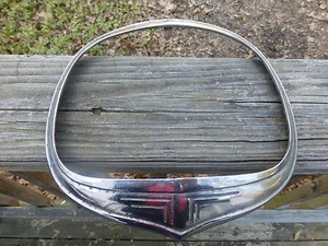 1939 PLYMOUTH HEADLIGHT BEZEL LH 69406L A-3691 1938 1937 1936 - Picture 1 of 4