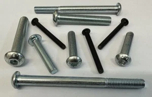 M8, LONG, Button Head Socket Screws, High Tensile 10.9, Self Colour/ BZP. - Picture 1 of 6
