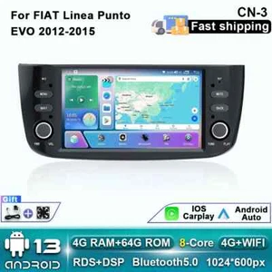 For Fiat Linea Punto EVO 2012-2015 Android Carplay Car Radio Player Navi Screen - Picture 1 of 29